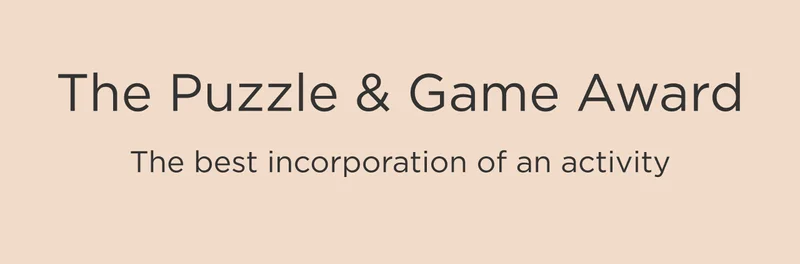 The Puzzle & Game Award