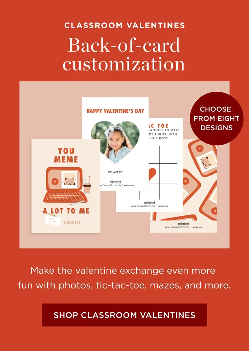 Shop Classroom Valentines