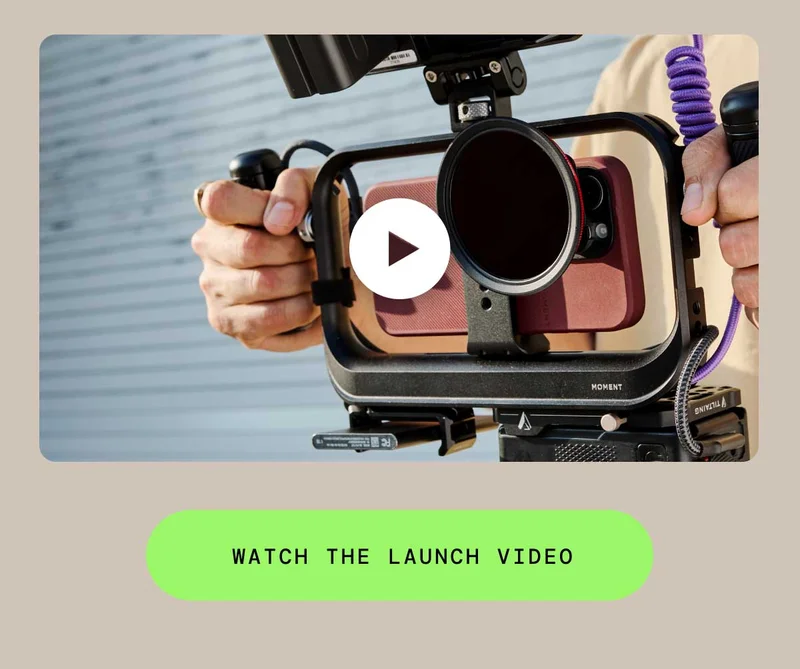 Thumbnail of the SuperCage Kickstarter Video with a button that says "Watch the Launch Video"