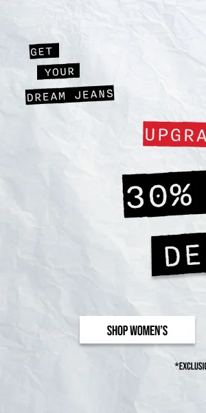 Upgraded! Get Your Dream Jeans 30% off Denim Shop Women's