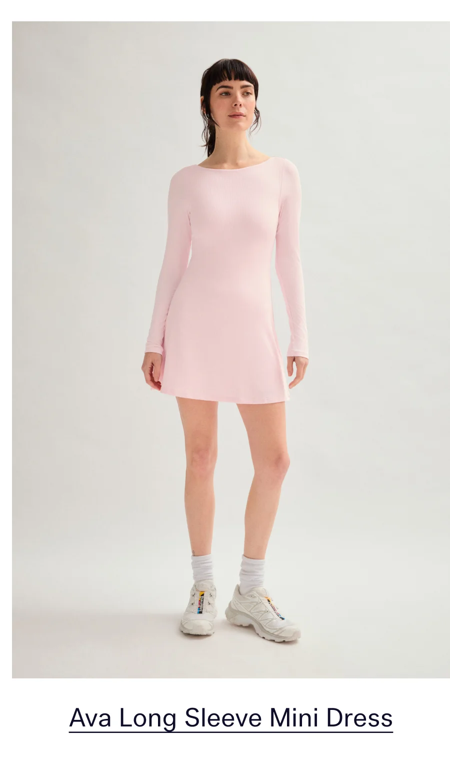 Ava Long Sleeve Mini Dress