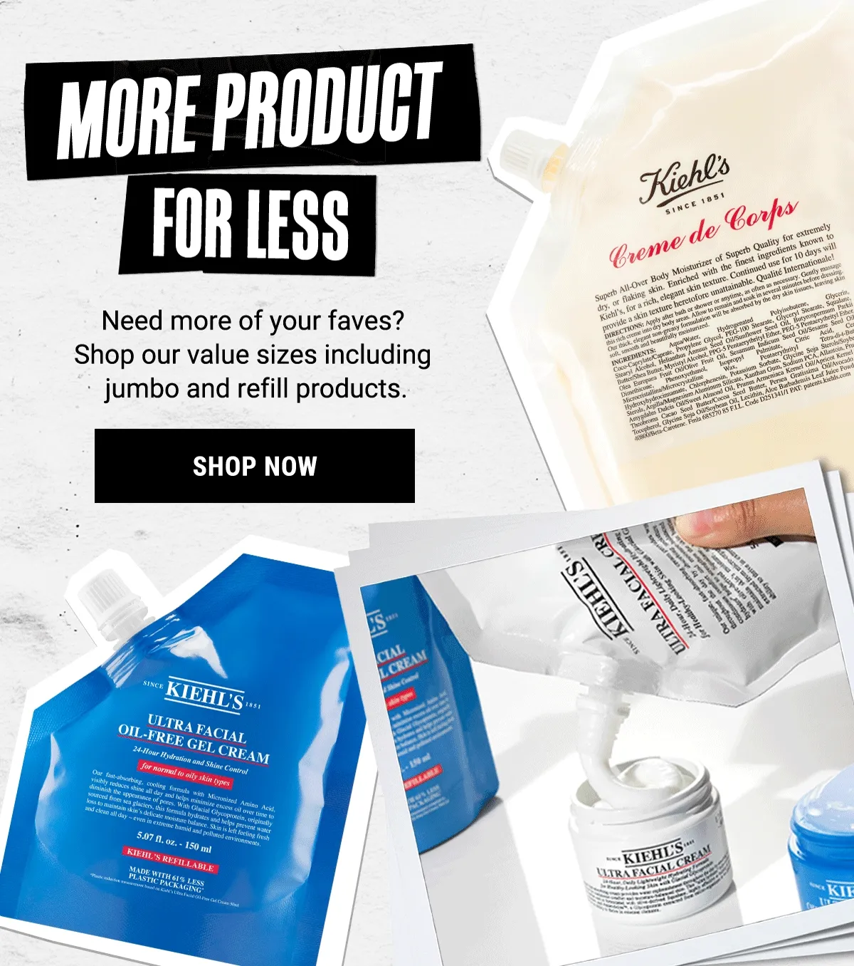 More Product For Less