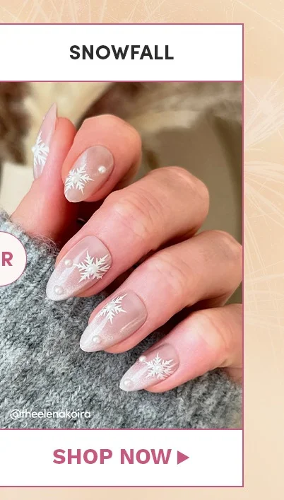 Shop 25% off snowfall with the code NYE24