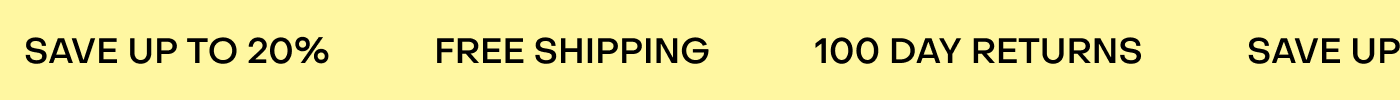 Save up to 20%. Free shipping. 100 day returns