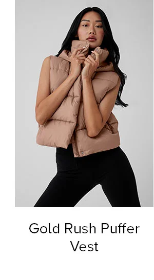 GOLD RUSH PUFFER VEST