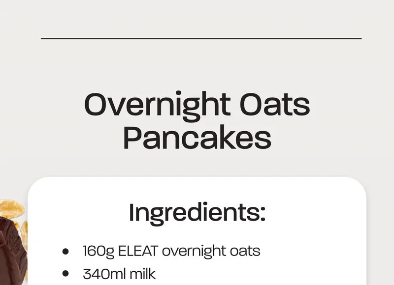 Overnight Oats Pancakes