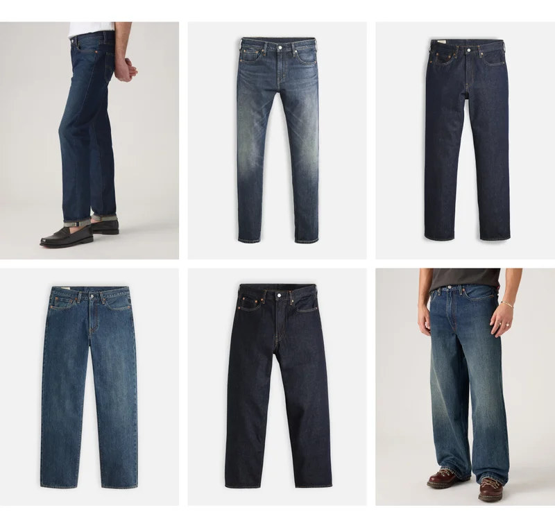 DIFFERENT DARK WASH JEANS FITS
