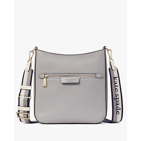 Hudson Pebbled Leather Large Messenger Crossbody