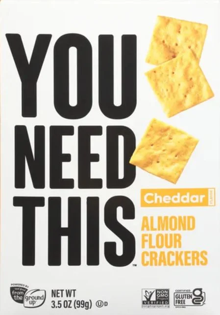 Image of Cheddar Almond Flour Crackers