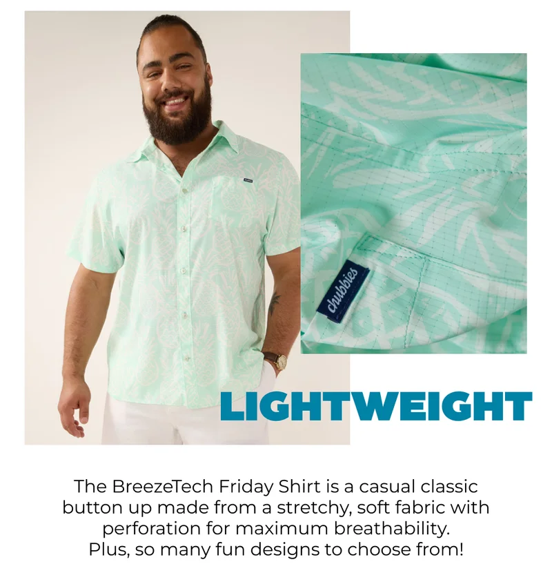 BreezeTech Friday Shirt: The Thigh Napple - Cool Mint