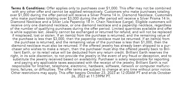 Promo Terms