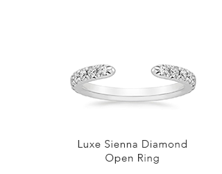 Luxe Sienna Diamond Open Ring