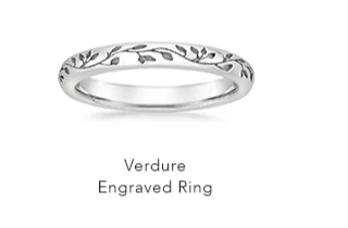 Verdure Engraved Ring