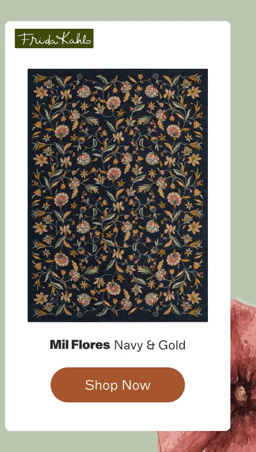 Mil Flores - Navy & Gold [SHOP NOW]