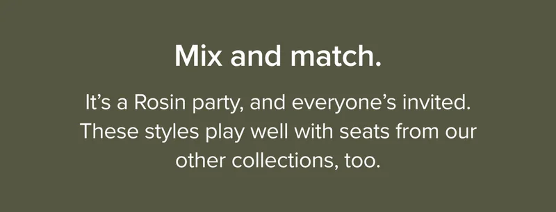 Mix and Match.