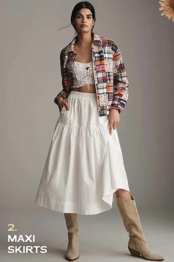 2 maxi skirts