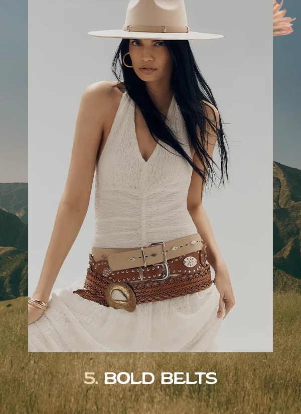 5 bold belts