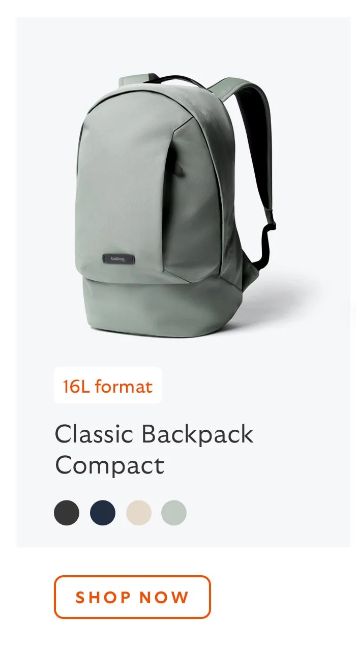 Eucalyptus Classic Backpack compact *16L format