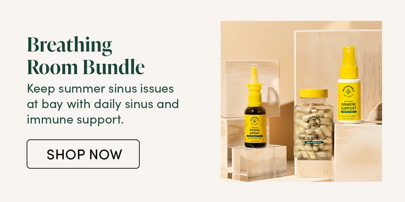 Breathing Room Bundle Keep summer sinus issues at bay with daily sinus and immune support.