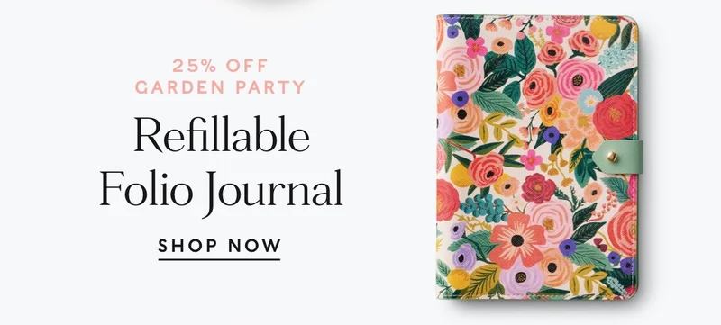 25% Off Garden Party