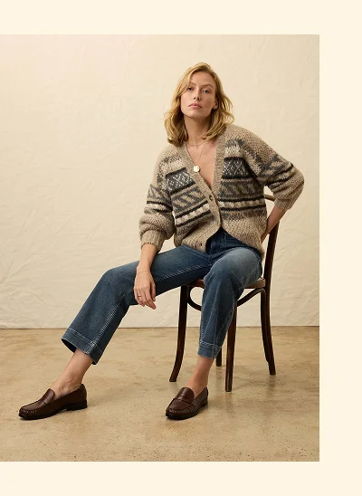 Snow Ridge Fairisle Cardigan