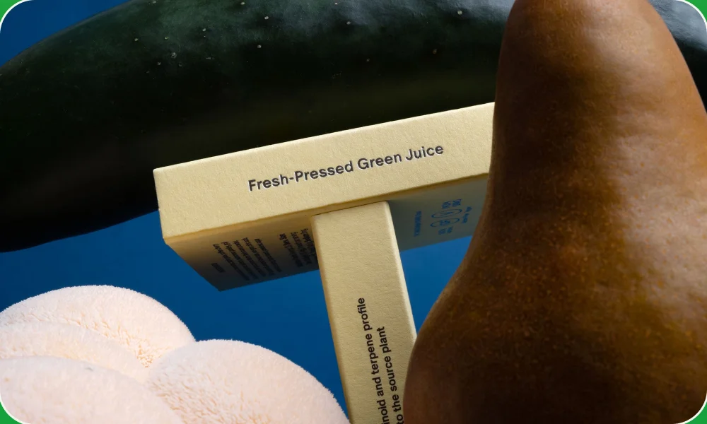 Fresh pressed green juice