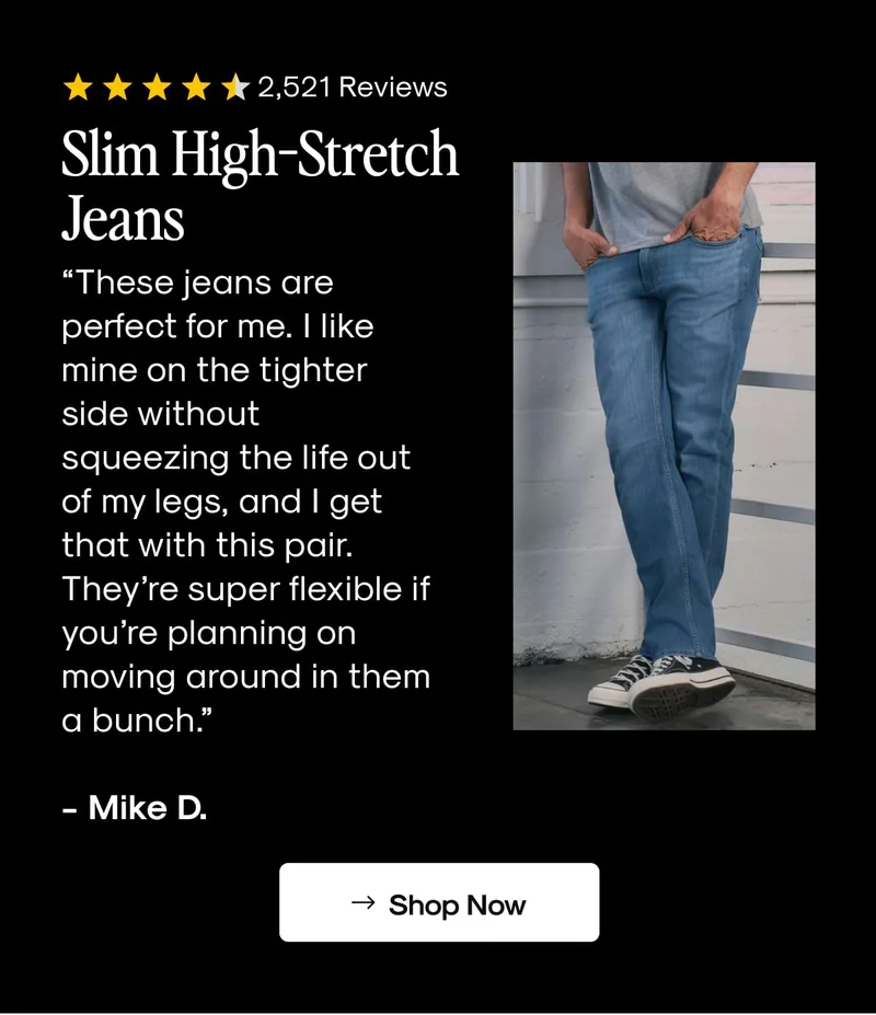 Slim High-Stretch Jeans