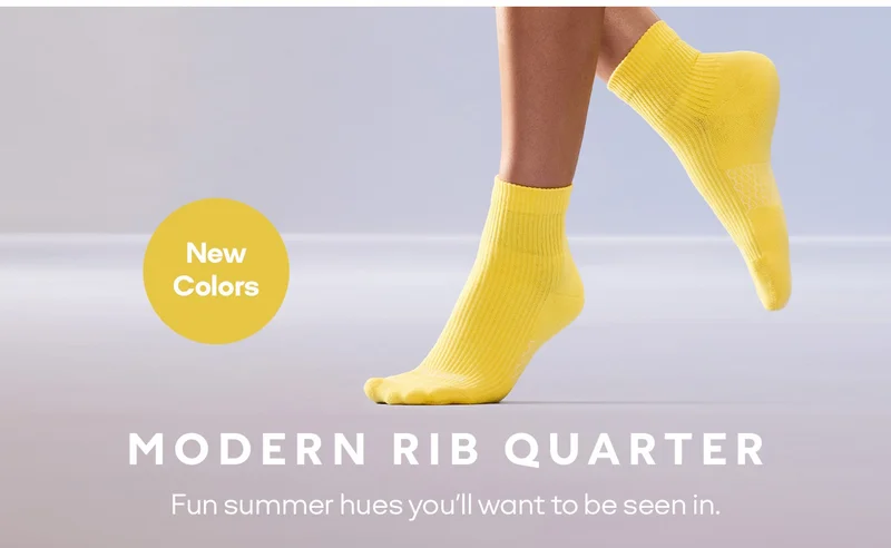 New Colors | MODERN RIB QUARTER | Fun summer hues you'll want to be seen in.