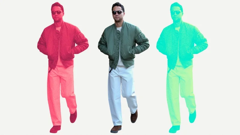 The Alpha Industries MA-1 bomber jacket, worn by GQ contributor Leon Hedgepeth.