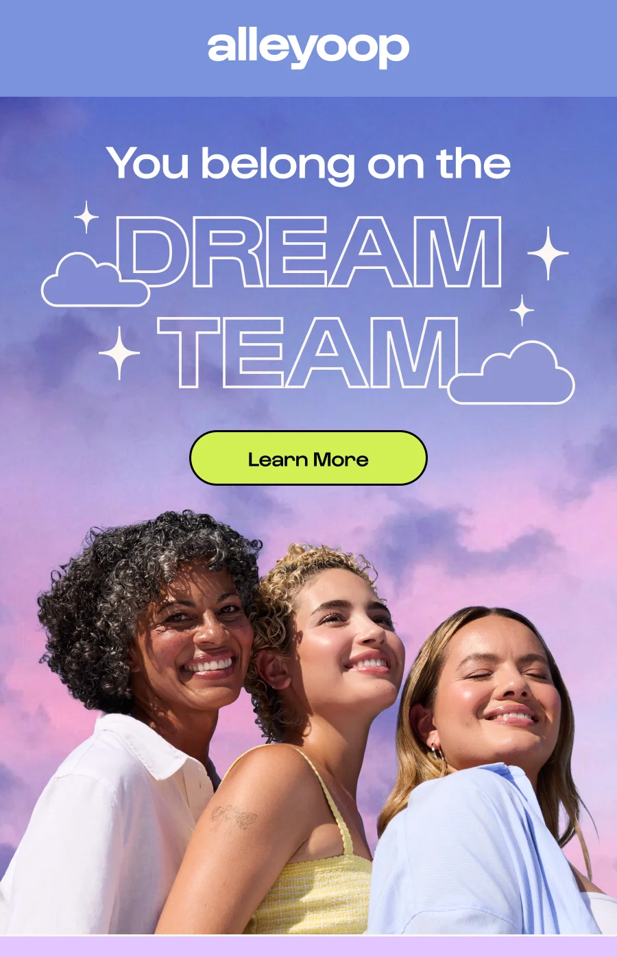 You belong on the  Dream Team Click to Learn More