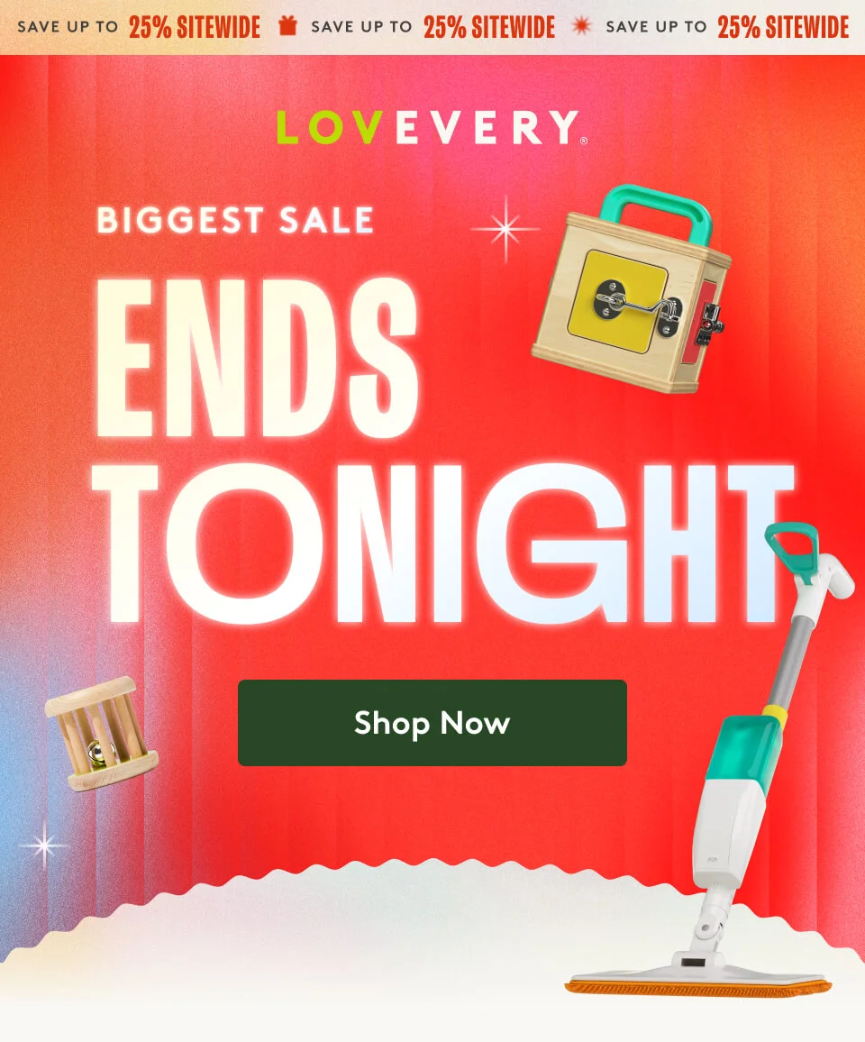 SAVE up to 25% SITEWIDE > Biggest sale ends tonight > Shop Now>