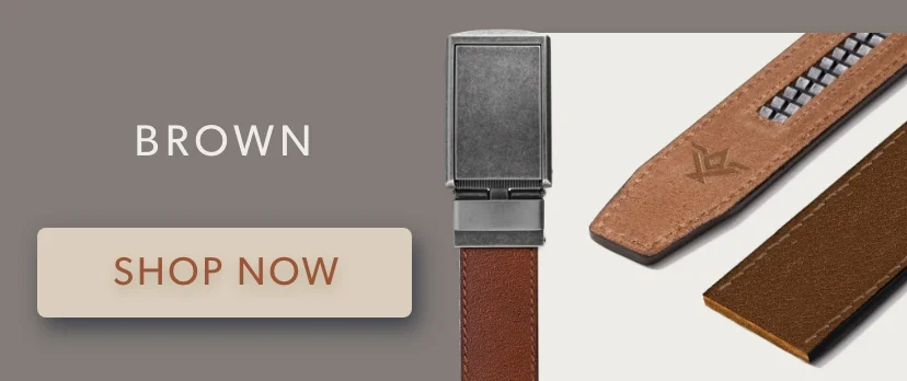 Brown Full Grain Leather Belt