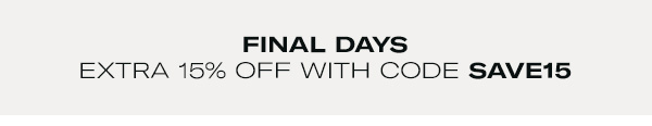 Up to 40% Off + Extra 15% Off Sitewide