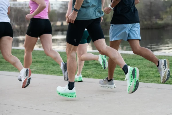 Group of runners wearing On shoes