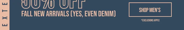 Buy One Get One 50% off Shop Men's