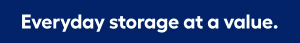 Everyday stroage at a value.