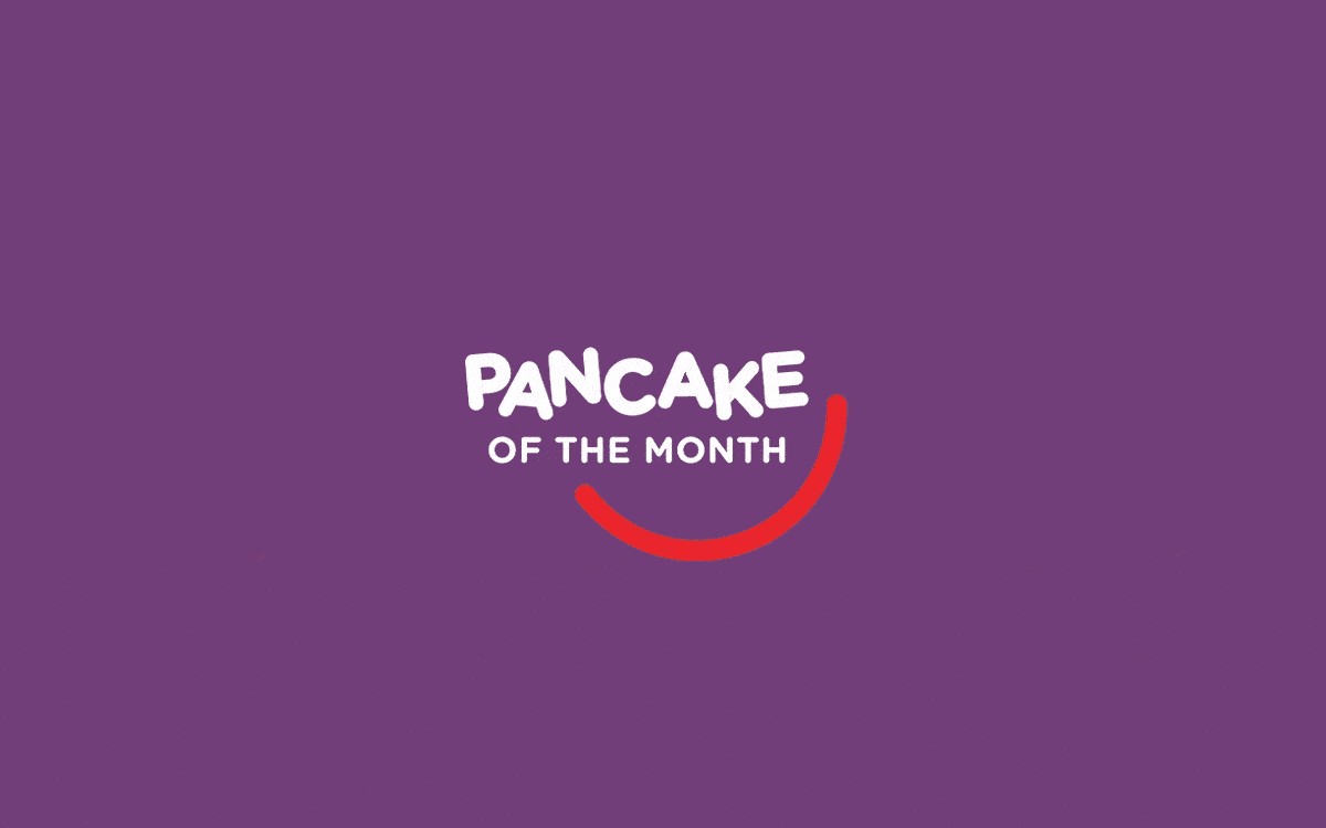 WHITE CHOCOLATE RASPBERRY&nbsp;PANCAKE OF THE MONTH