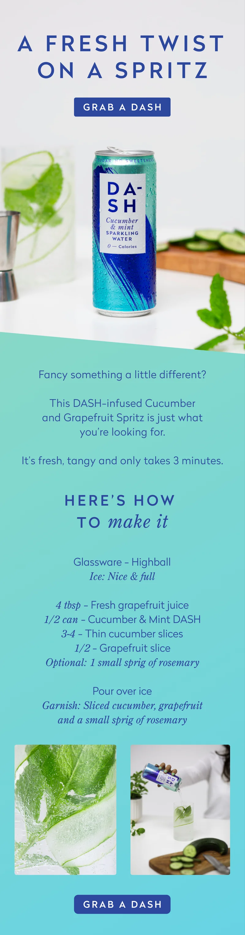 A FRESH TWIST ON A SPRITZ