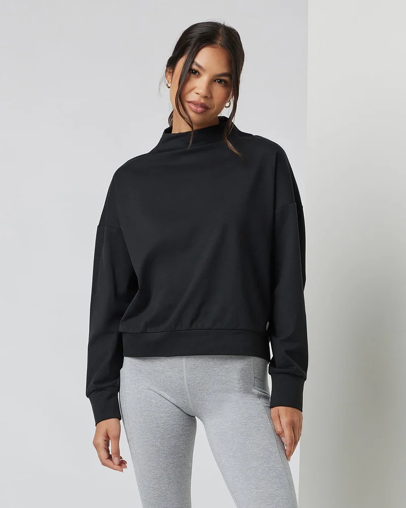 Image of Granite Funnel Neck | Black Heather