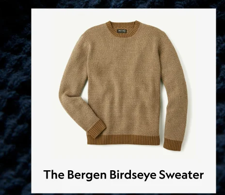 The Bergen Birdseye Sweater