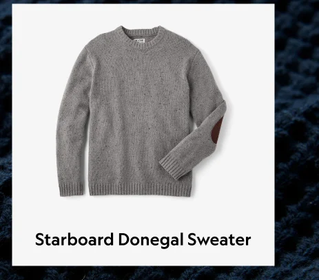 The Starboard Donegal Sweater