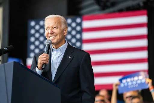 Joe Biden smiling