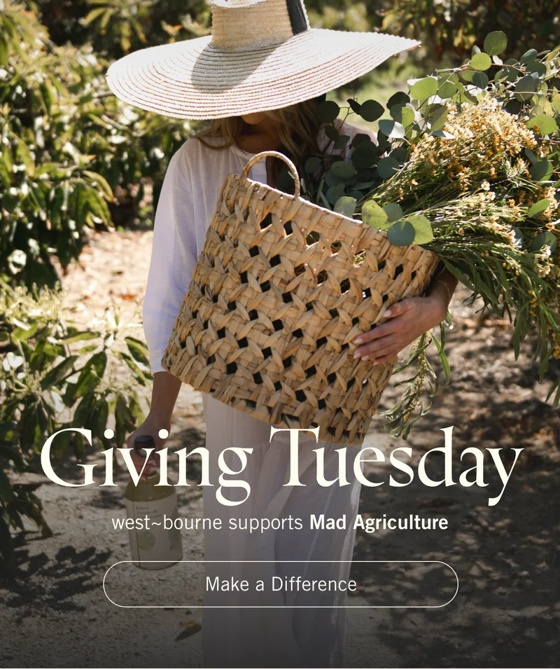 Giving Tuesday west~bourne supports Mad Agriculture. Make a Difference.