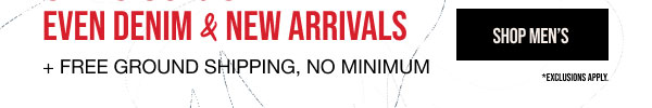 Up to 50% off Shop Men's