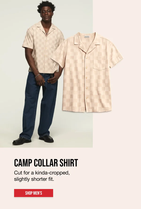 Camp Collar Shirt Shop Men's