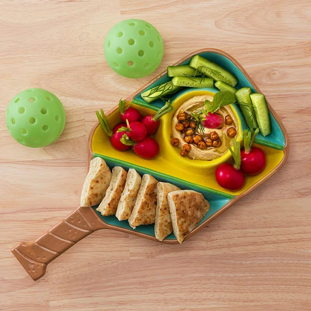 Pickleball Paddle Snack Tray