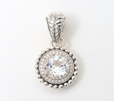 JAI Sterling Silver Gemstone & Diamond Shimmer Bead Enhancer