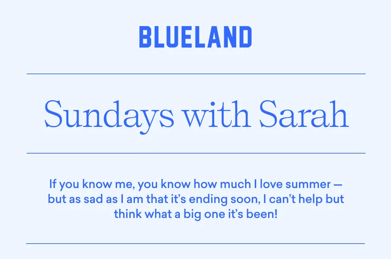 Sundays with Sarah