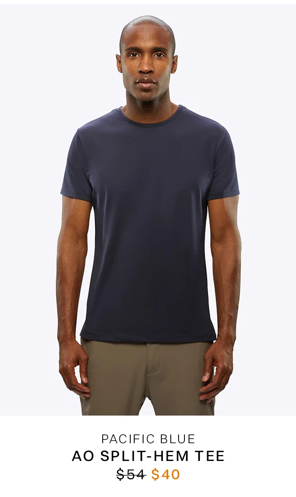 Pacific Blue AO Split-Hem