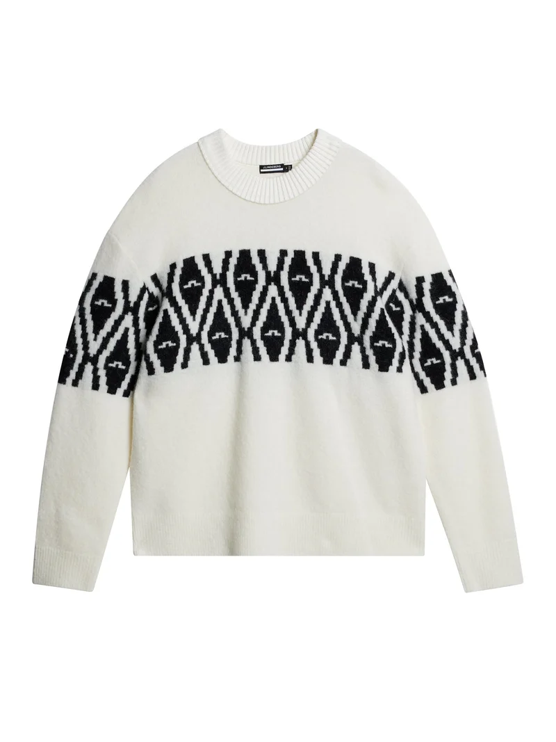 Image of Jalen Jacquard Knitted Sweater